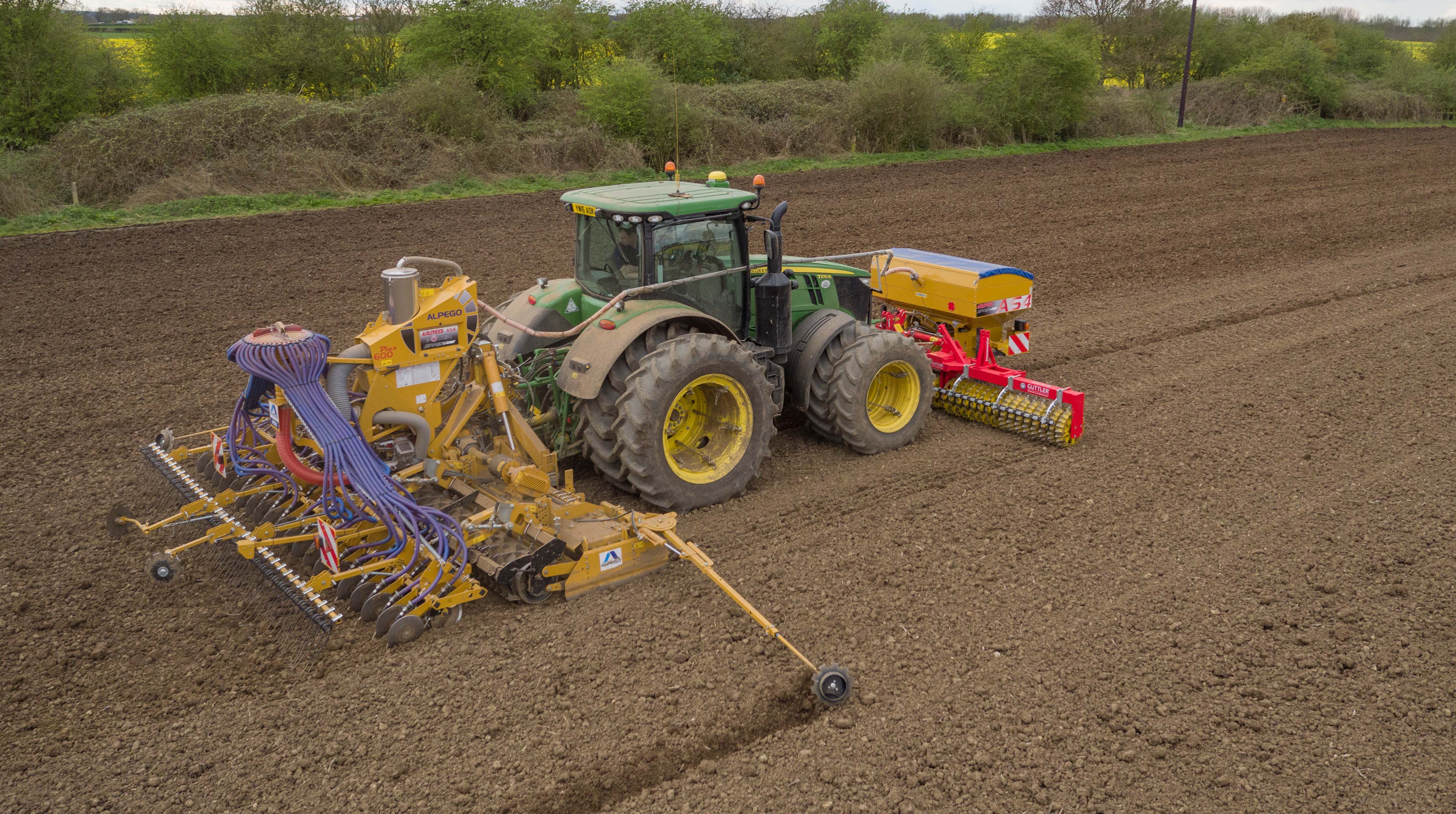 4m Alpego Combination Drill with Front Tank