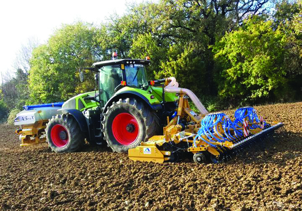 Front Tanks Combination Seeding Fertiliser Application ALPEGO UK